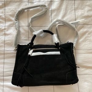 Rebecca Minkoff Regan Satchel Tote, Black